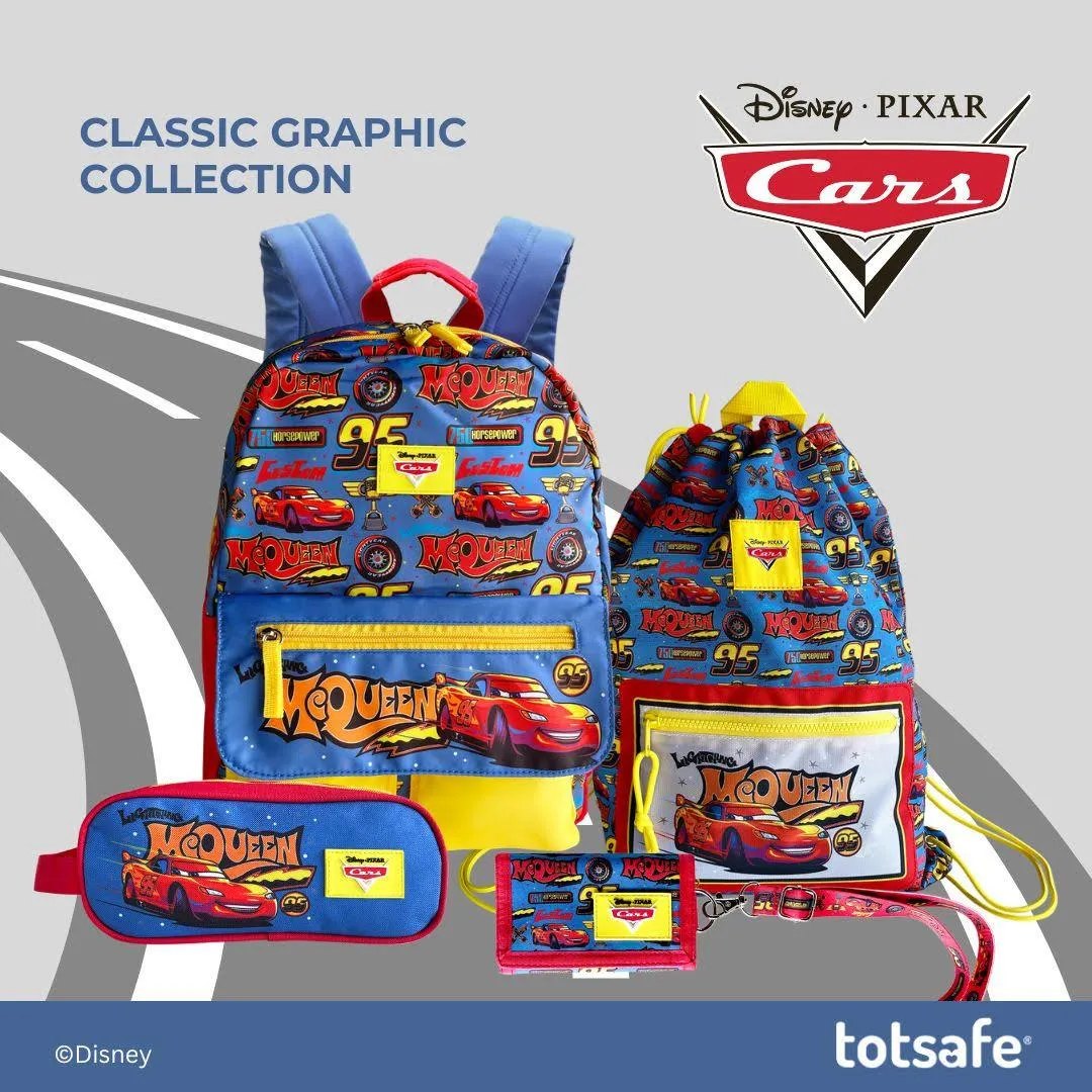 Totsafe Disney Back 2 School Collection - Disney Pixar Cars Classic Graphic Collection