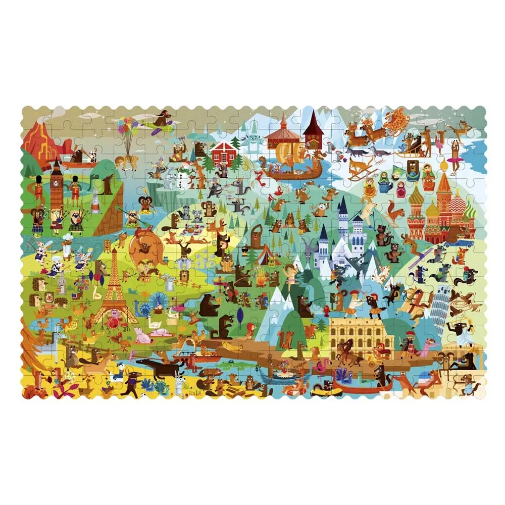 Travel Around the World Puzzle: Classic Europe 180pc