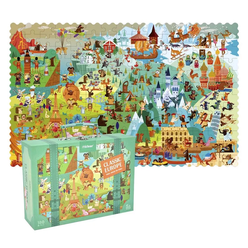 Travel Around the World Puzzle: Classic Europe 180pc