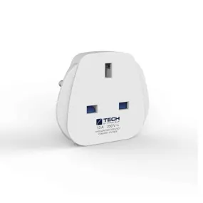 Travel Blue UK to Europe Travel Adaptor