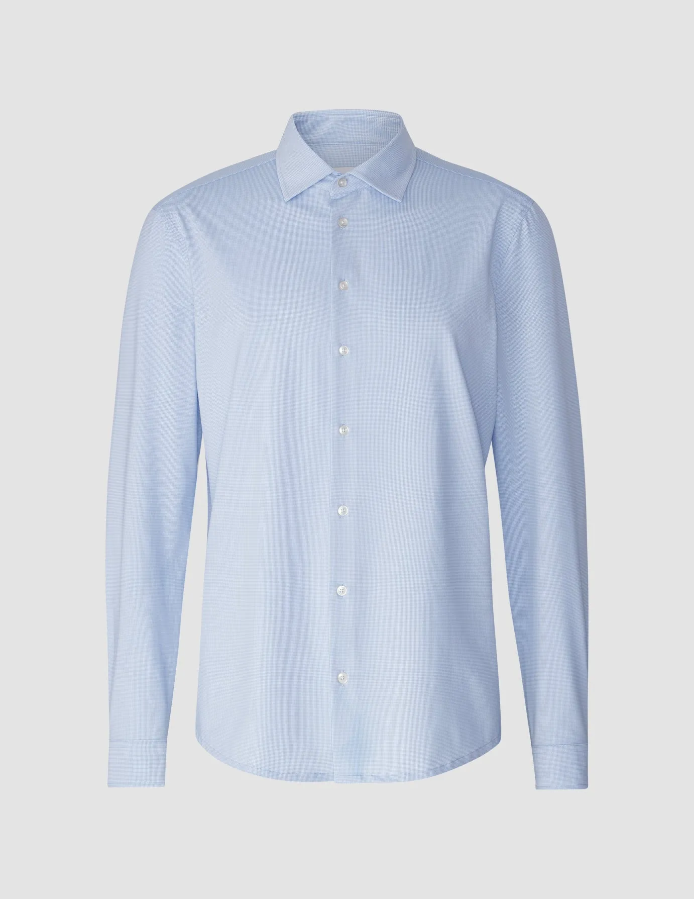 Travel Shirt Light Blue Slim