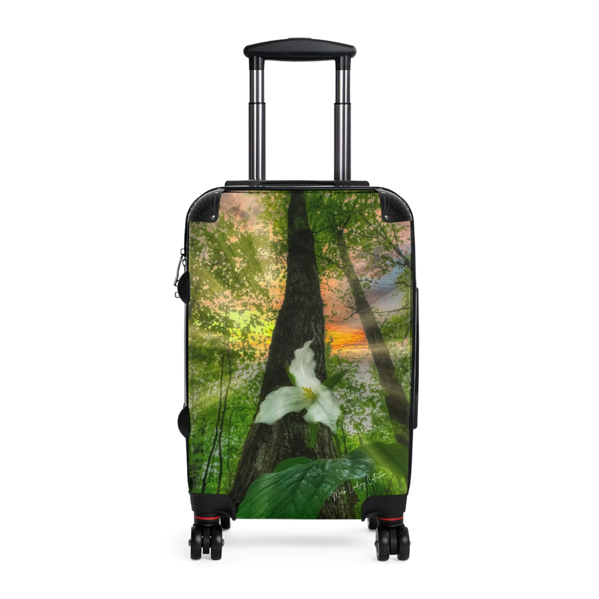 Trees & Trillium Custom Art Luggage