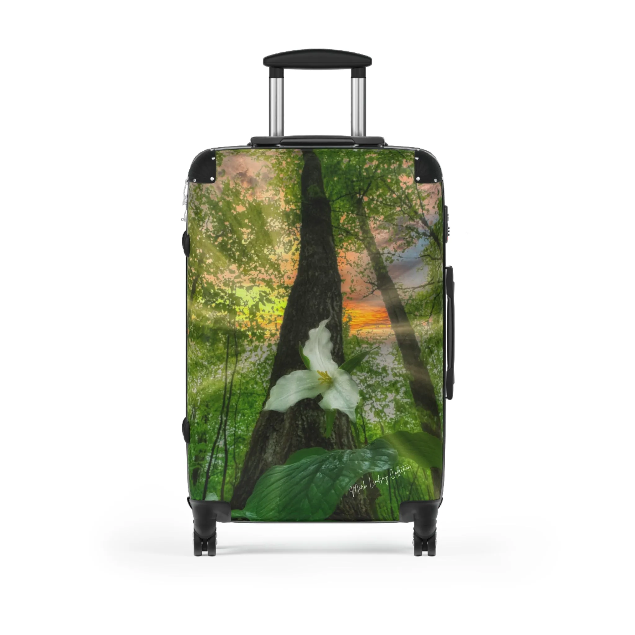 Trees & Trillium Custom Art Luggage