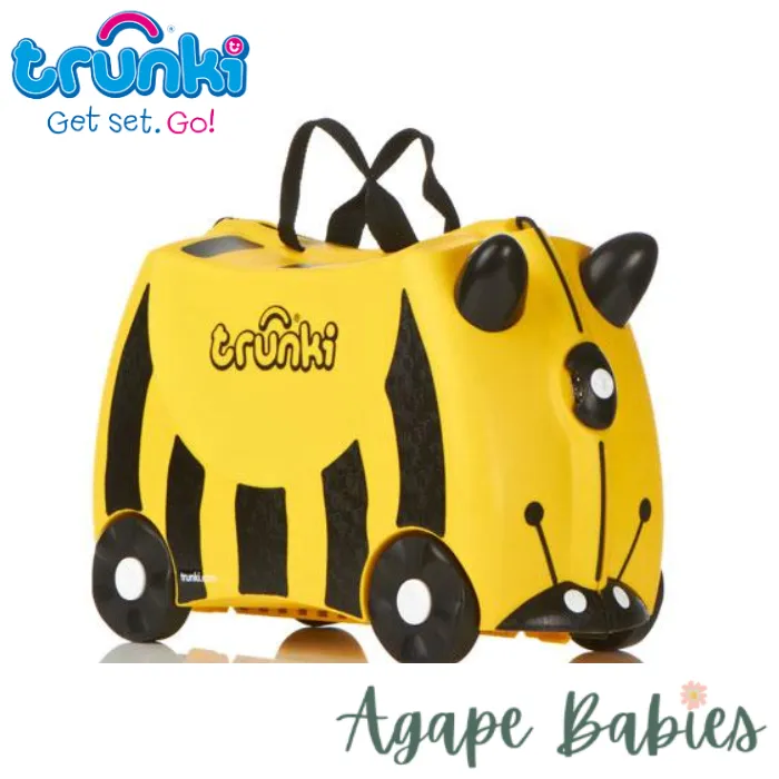 Trunki Luggage - Bernard the Bee  (With 5 years Warranty)