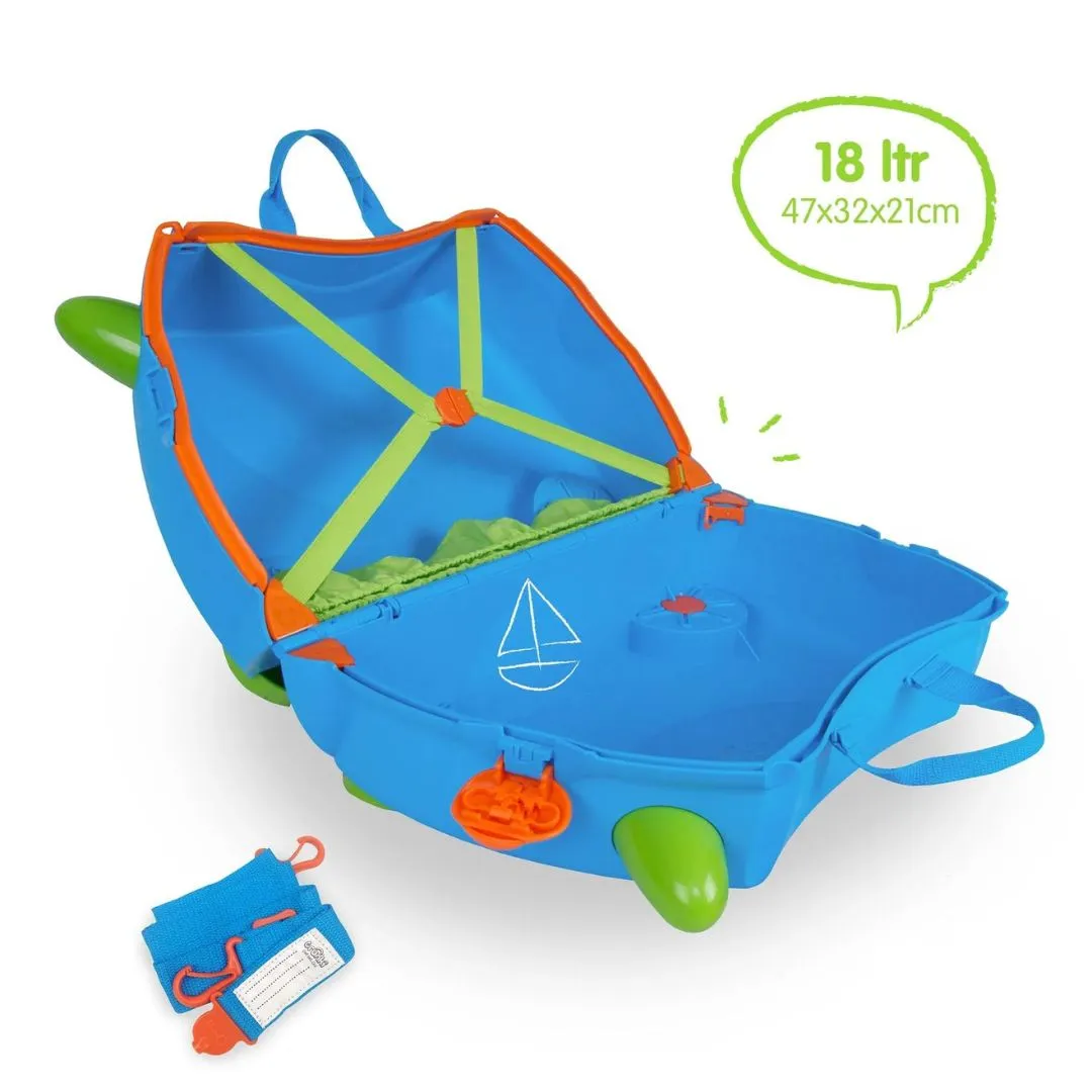 Trunki: Terrance Blue Ride on Suitcase