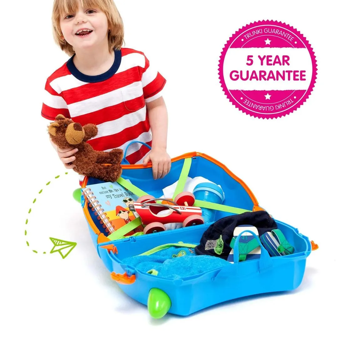 Trunki: Terrance Blue Ride on Suitcase