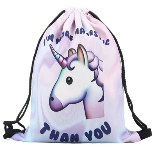 Unicorn 3D Printing Fashionable Bag