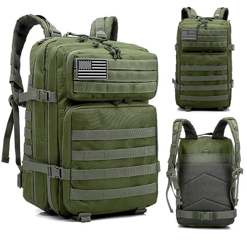 Unisex 'New Breed' 50L Military Molle Tactical Backpack