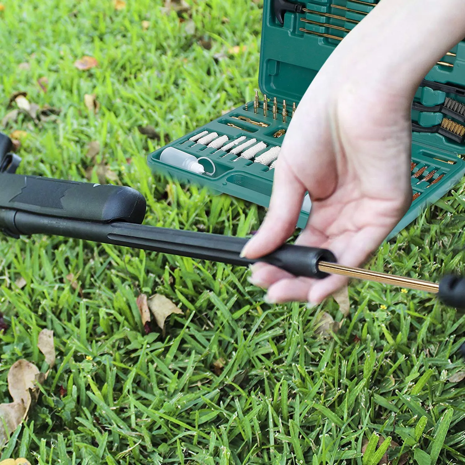 Universal Gun Cleaning Kit with Carrying Case