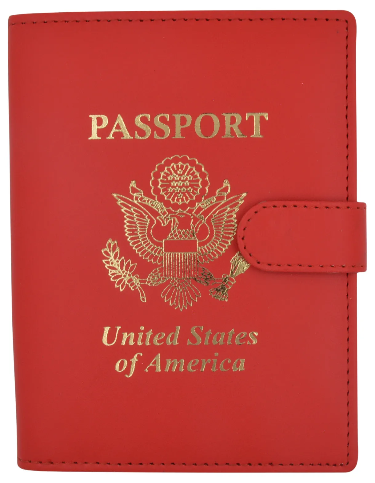 U.S Passport Holder Cover Wallet Leather Card Case Travel Accessories USA Logo