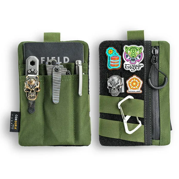 VE27 Organizer Pouch, Cordura EDC Pouch with Zipper Pocket