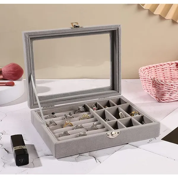 Velvet Easy View Jewelry Organizer