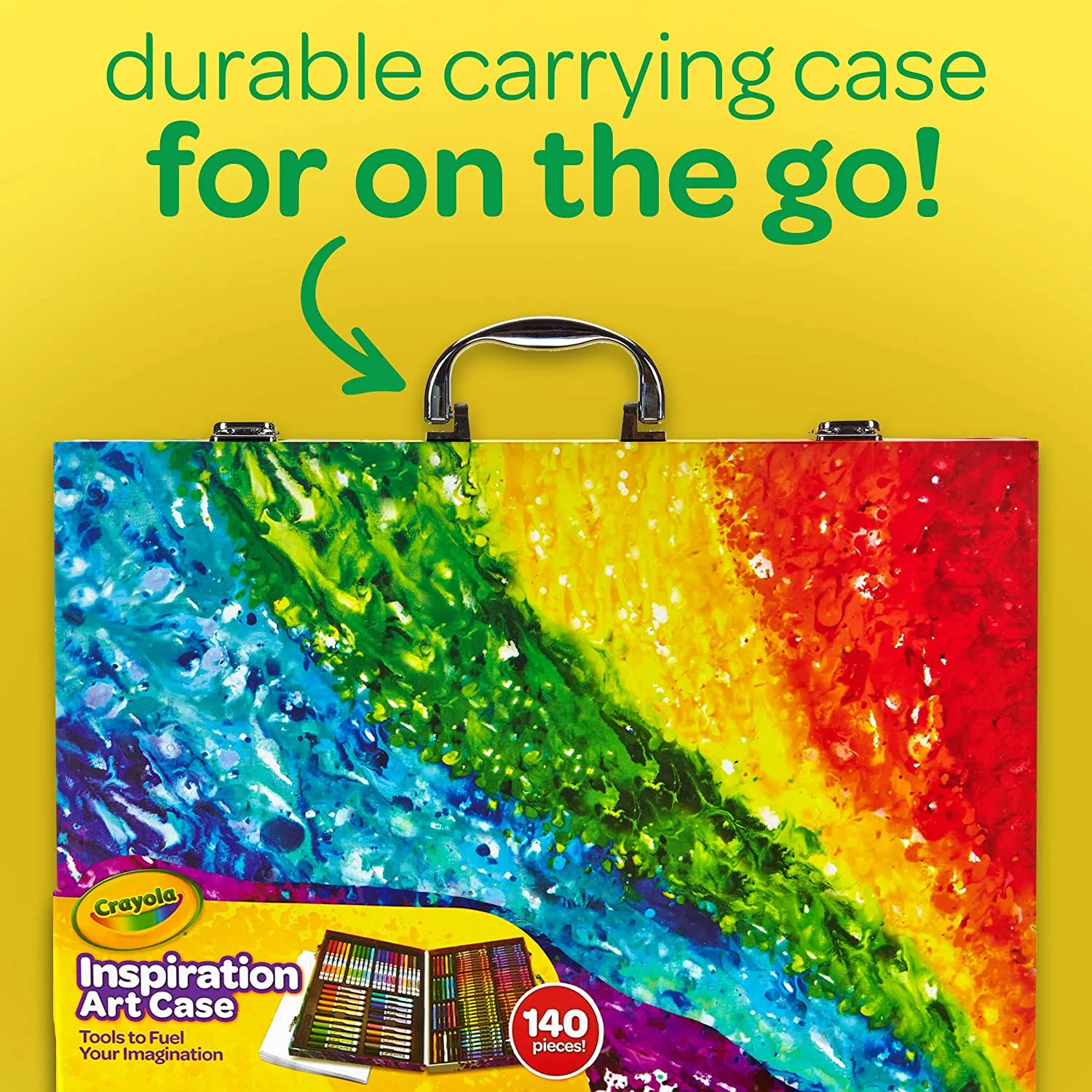 Vibrant Voyager Pro: The Ultimate Rainbow Travel Suitcase for Stylish Adventures