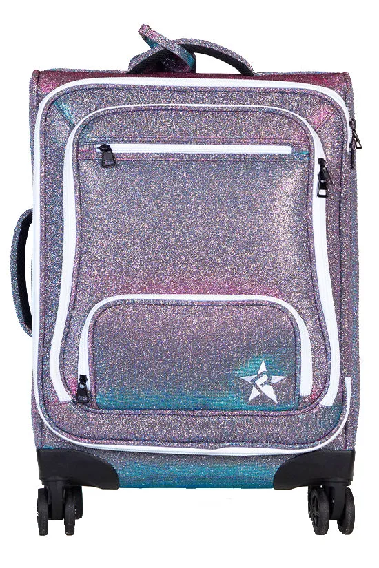 Vintage Mermaid Rebel Dream Luggage with White Zipper