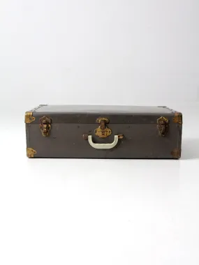 vintage metal suitcase