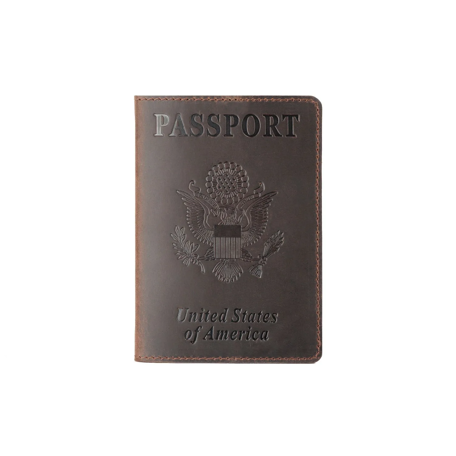 Vintage US Leather Passport Holder