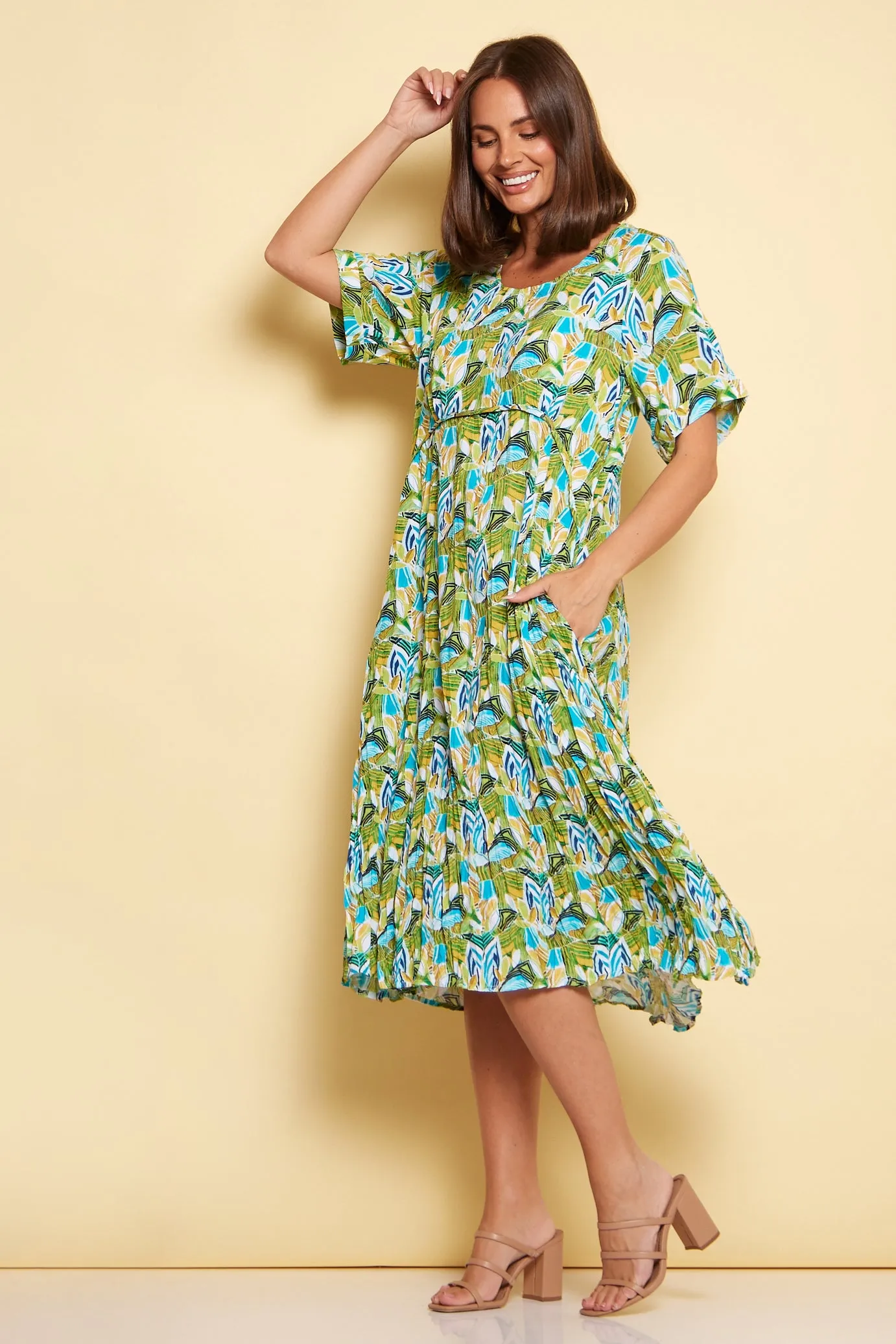 Waterhouse Dress - Bergamot Botanical