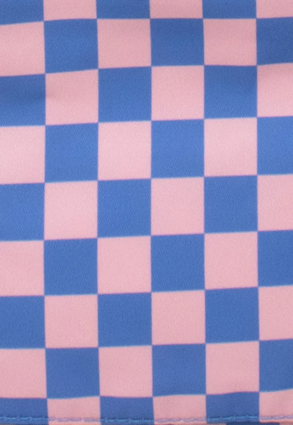 Weekender Bag | Checkerboard Blue & Pink