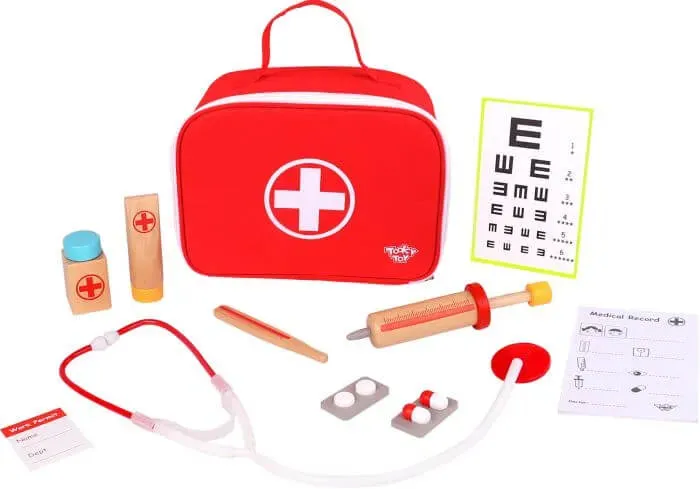 Wooden Medical Set