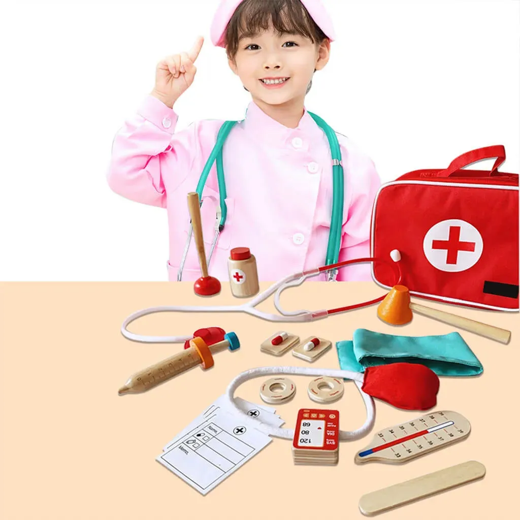 Wooden Medical Set