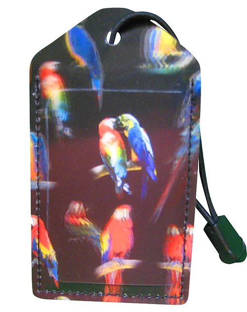 z Luggage Tag: Parrots